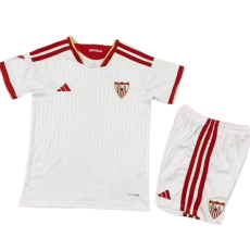 2026-27 Kids Sevilla home white soccer Jersey
