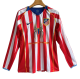 2004-2005 Atletico Madrid Home Long Sleeve Retro Soccer Jersey
