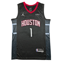 2025 ROCKETS THOMPSON #1 black Top Quality Hot Pressing NBA Jersey