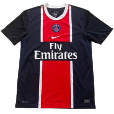 2011-2012 Mens PSG Home black Retro Soccer Jersey