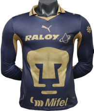 2026-27 Mens Pumas UNAM away Player version Long Sleeve soccer Jersey