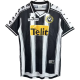 1999-2000 Mens Udinese home black white Retro Soccer Jersey