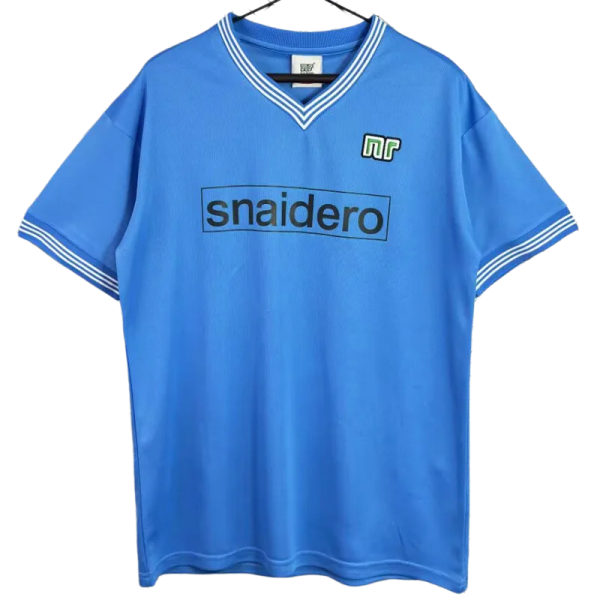 1981-1982 Napoli Home Retro blue Soccer Jersey