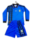 1994 Kids Argentina Away Long Sleeve Retro Soccer Jersey