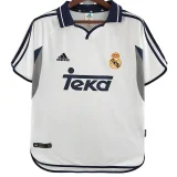 2000-2001 Real Madrid Home Retro Soccer Jersey