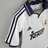 2000-2001 Real Madrid Home Retro Soccer Jersey