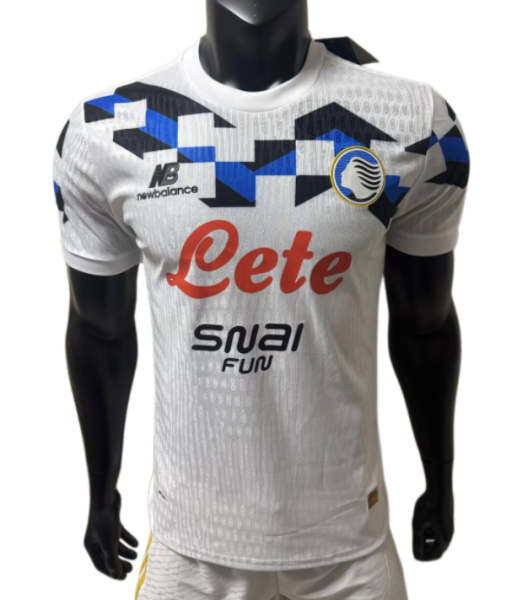 2026-27 Mens Atalanta Away White Player Version Soccer Jersey