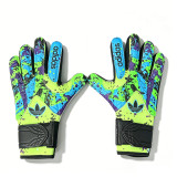 A37 adidas Camouflage Latex Goalkeeper Gloves Green