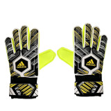 A5 adidas Semi-Latex Goalkeeper Gloves Yellow Black