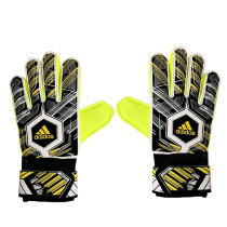 A5 adidas Semi-Latex Goalkeeper Gloves Yellow Black