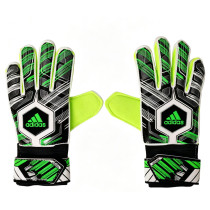 A5 adidas Semi-Latex Goalkeeper Gloves Green Black