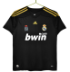 2009-2010 Real Madrid Away Black Retro Soccer Jersey