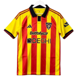 2026-27 Mens Lecce Home Red Yellow Soccer Jersey