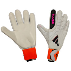 A32 adidas Goalkeeper Gloves White Orange