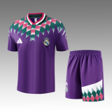 Real Madrid Purple Retro Training Short Suit