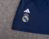 Real Madrid Royal Blue Retro Training Short Suit