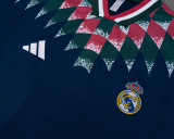 Real Madrid Royal Blue Retro Training Short Suit