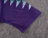 Real Madrid Purple Retro Training Short Suit