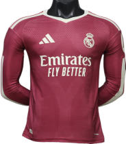 2026-27 Real Madrid Third Away Long Sleeve Player Version Soccer Jersey