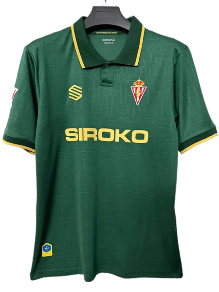 2026-27 Mens Sporting Gijon Away Green Soccer Jersey