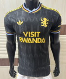 2026-27 Mens Aston Villa Away Black Player Soccer Jersey