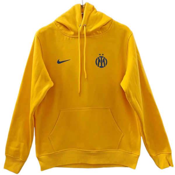 2026-27 Mens Inter Milan Yellow Hoody 黄色(加绒)