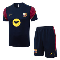 2026-27 Mens Barcelona Cyan Training Short Suit  J26076#