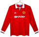 1992-94 Manchester United Home Long Sleeve Retro Soccer Jersey