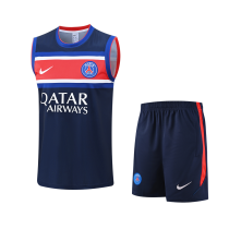 2026-27 PSG Navy Blue Vest Training Short Suit
