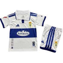 2026-27 Kids Real Oviedo Away White Soccer Jersey