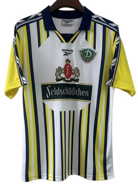 1998 Mens Dynamo Dresden Home Retro Soccer Jersey