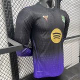 2026-27 Barcelona away Long Sleeve Player Version Soccer Jersey(紫袖子)