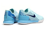 N Light Blue Flat Soccer Shoes 045