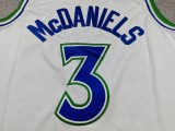 2027 TIMBERWOLVES MCDANIELS #3 White Top Quality Hot Pressing NBA Jersey