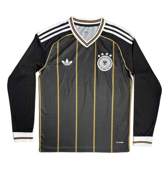 2026-27 Mens Germany Third Away Black Long Sleeve soccer  jersey