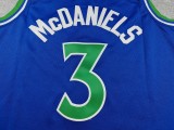 2027 TIMBERWOLVES MCDANIELS #3 Blue Top Quality Hot Pressing NBA Jersey