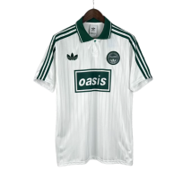 2025-26 Ad Oasis Joint Edition #25 White Green Polo Short Sleeve