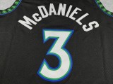 2027 TIMBERWOLVES MCDANIELS #3 Black Top Quality Hot Pressing NBA Jersey
