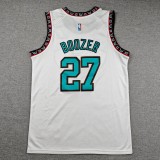 2024-25 Grizzlies BOOZER #27 White Top Quality Hot Pressing NBA Jersey