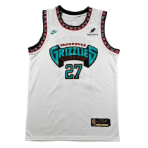 2024-25 Grizzlies BOOZER #27 White Top Quality Hot Pressing NBA Jersey