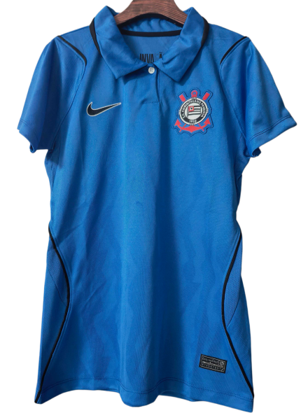 2026-27 Women Corinthians Third Away Blue Soccer Jersey
