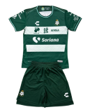 2026-27 Kids Santos Laguna Home Green Soccer Jersey