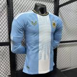 2026-27 Argentina Messi Farewell Match Long Sleeve Player Version Soccer Jersey