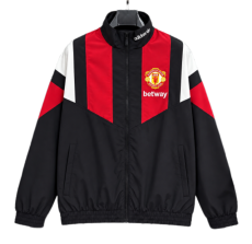 2026-27 Manchester United EQT Black Red Windbreaker