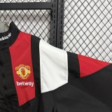 2026-27 Manchester United EQT Black Red Windbreaker