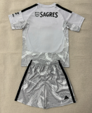2026-27 Kids Benfica Goalkeeper Grey Soccer Jersey