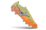 M yellow orange nail Soccer Shoes 086