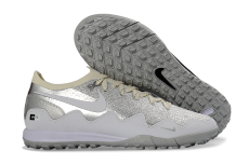 N Grey Flat Soccer Shoes 029