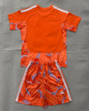 2026-27 Kids Leeds United Orange Goalkeeper Soccer Jersey