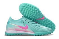 N Light Green Flat Soccer Shoes 023